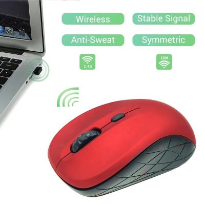 China 3D PC Computer Optical Mouse Desktop 2.4G Mini Ultra-Slim Mouse Ergonomic USB Wireless Driver Mice for sale