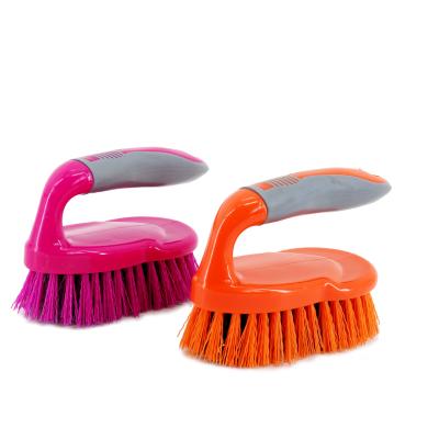 China Sustainable Household Plastic Durable Cleaning Scrub Brush Laundry Clothing Brush for sale