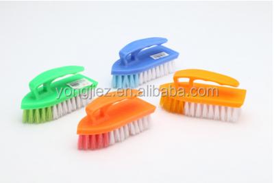 China Sustainable Clothes Handle Wash Brush With PP Stiffen /Plastic Laundry Wash Brush for sale