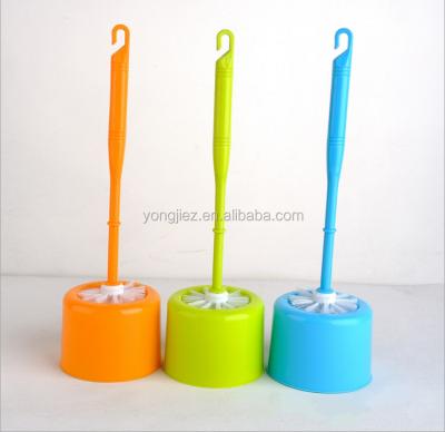 China Sustainable Price Cheap Plastic Washing Accessories Toilet Cleaning Brush With Bowl for sale