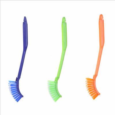 China Bathroom Tool Toilet Brush Plastic Stocked Cleaning Toilet Bowl Cleaner Brush for sale