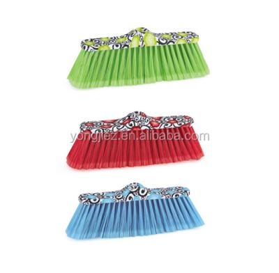 China Factory Wholesale Home Soft Colorful Household Plastic Printing Broom for sale