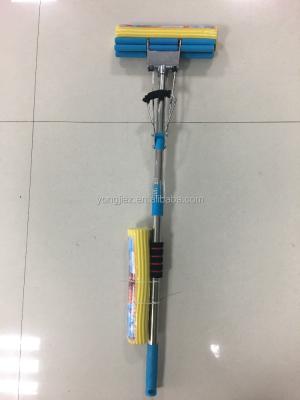 China Sustainable Double Roller Pva Mop With Extra Sponge Head for sale