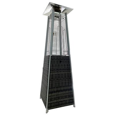 China Stored Professional Outdoor Patio Heater Pyramid Natural Gas Stand Patio Heater Garden Heater for sale