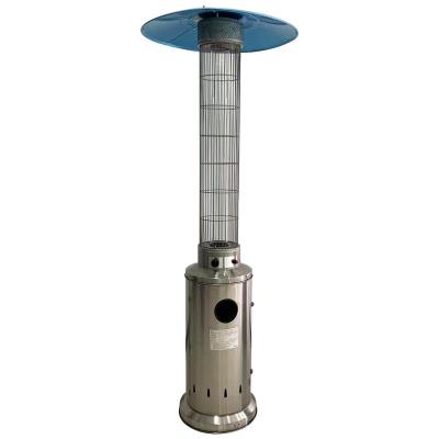 China Stocked Outdoor Fast Heating Gas Heater Safety Glass Tube Patio Heater for sale