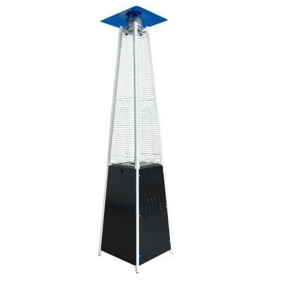 China Stianless Modern Design Steel or Pyramid Heater Glass Tube Garden Flame Gas Patio Heater Outdoor Quick Heater for sale