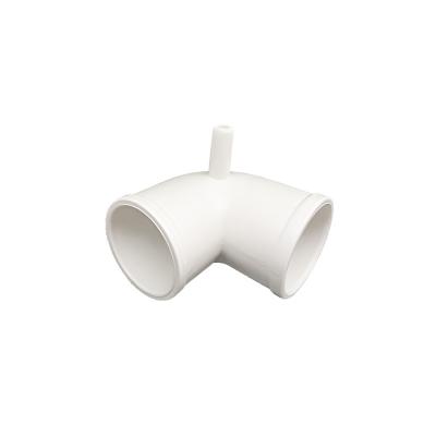 China Newest Design High Quality 1.5 Inch 90 Degree Elbow With Drain Spout 90 Degree Bend for sale