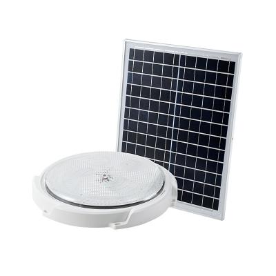 China Solar panel Outdoor LED Solar Light Ceiling Lamp Waterproof Solar Panel For Home Lighting Powerful Dimmable Indoor Lights Living Room Porch for sale