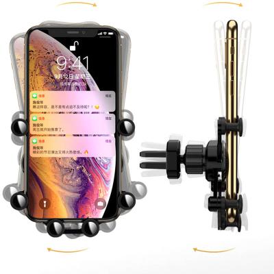 China Universal Portable Factory Car Mount Air Vent Phone Holder Car Holder For Mobile Phone for sale