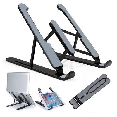 China Notebook Adjustable Foldable Portable Adjustable Tablet Computer Riser (Height) Stand Holder Cooling Non-slip Support for sale