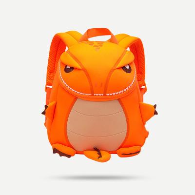 China Waterproof 2022 Fashion 3D Wholesale Custom Waterproof Cute Dinosaur Kindergarten Raincoat School Bags Animal Backpack For Kids for sale