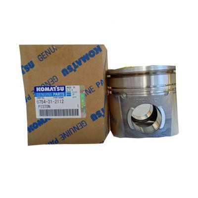 China Crawler Excavator PC200-8 Parts 6D107 Engine Piston 6754-31-2111 6754-31-2112 for sale