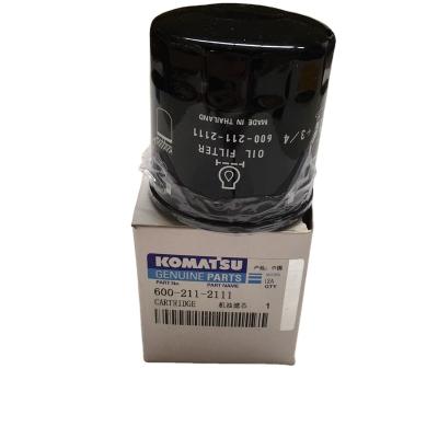 China PC70-8 Excavator Construction Machinery Spare Parts 600-211-2111 Excavator Oil Filter for sale