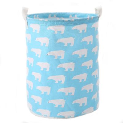 China Viable Nordic Household Clothes Storage Bag Folding Dirty Laundry Toy Boxes Dirty Basket for sale