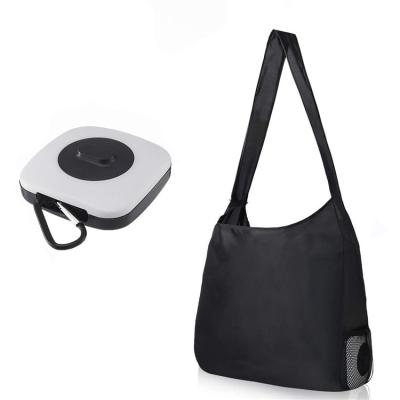 China Multifunctional Folding Expandable Grocery Tote Bag Small Disc Foldable Storage Bag for sale