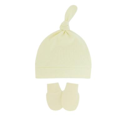 China 100% Cotton Striped Organic Soft Knotted Infant Hat for sale