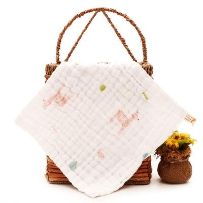 China OEM Service Baby Gauze Face Hand Towels Premium 100% Cotton Baby Towel Fabric for sale