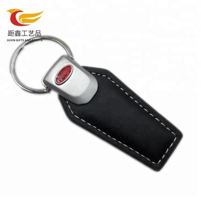 China New Design Custom Leather Car Leather Logo Key Chain With High Quality for sale