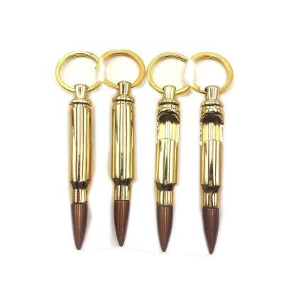 China Viable Custom Key Chain Logo And Bullet Shape Key Chain Bottle Opener for sale