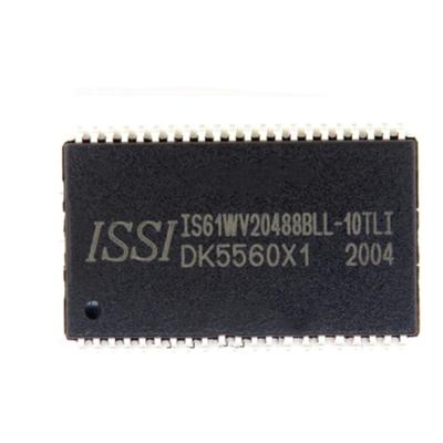 China New standard original IS61WV20488BLL-10TLI encapsulation TSOP44 SRAM memory chip electronic components for sale