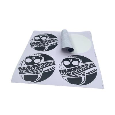 China Decorative Sticker Custom Waterproof Kiss Cut Vinyl Stickers, PVC Vinyl Sticker Label Printing for sale