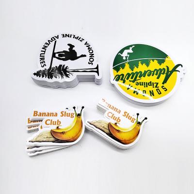 China Custom Printed Adhesive Brand Waterproof Logo Die Cut Vinyl Sticker for sale