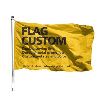 China Election 100% Polyester Custom Design Printed Logo Banner Flag for sale