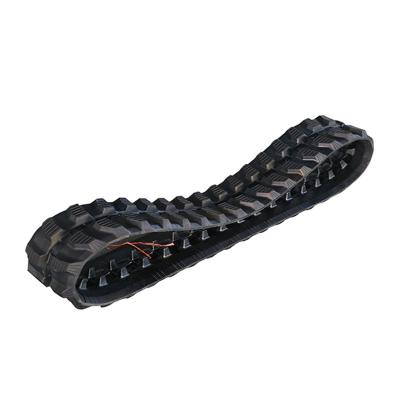 China Excavator Less Ground High Pressure Wear Resistant 180*72A Excavator Track Rubber Track for sale