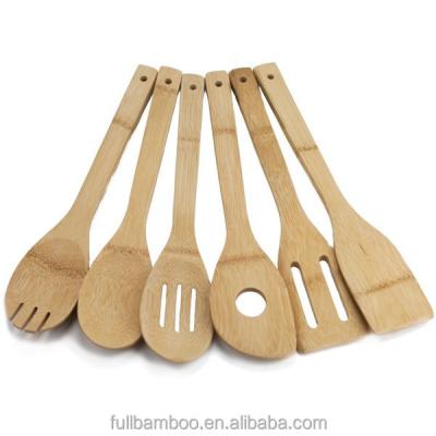 China Sustainable Bamboo Cookware Set , Kitchen Cooking Tools With Rack for sale