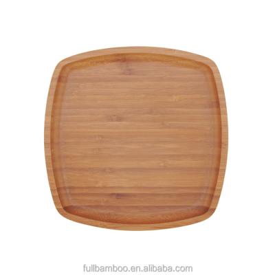 China Sustainable Bamboo Dish Bamboo Tray for sale