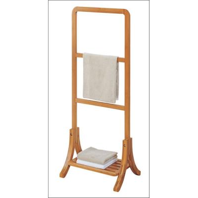 China Eco-friendly Bamboo Bamboo Towel Rack Bamboo Towel Holder for sale