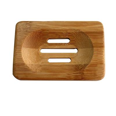 China Rectangle Eco - Friendly Bamboo Soap Dish Tray for sale