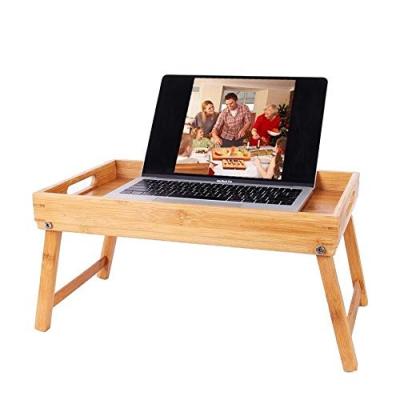 China LAPTOP DESK bamboo foldable breakfast table, laptop tray, serving tray for sale