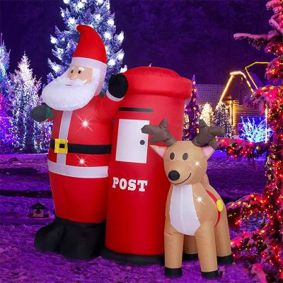 China High Quality Custom Advertising Santa Inflatable Old Man For Christmas Holiday Decoratoion Inflatable Holidays Celebrate for sale