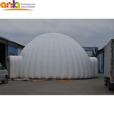 China Nylon coated or pvc tarpaulin outdoor advertising giant inflatable event tent for sale for sale