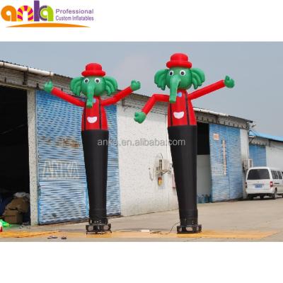 China Promotion small inflatable sky dancer for sale, indoor inflatable air dancer, elephant tube air dancer for sale