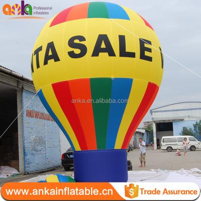 China Advertising High Quality Printing Inflatable Ground Hot Air Balloon for sale