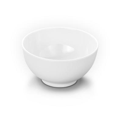 China Hotel Restaurant Soup Rice Bowl Dinner Customs White Melamine Bowl Viable Stock Wholesale Unbreakable Plastic Bowl Tableware Small for sale