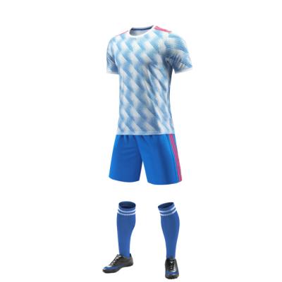 China Shirts & Custom Principal 2122 Soccer Sportswear Club Uniform Team Sublimation Football Uniform Set for sale