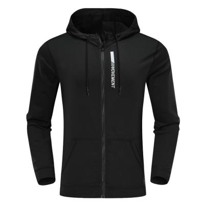 China High Quality Custom Made Gym Clothing Men's Popular Sports Clothing Leisure Sweater Anti-wrinkle Zipper Anti-Wrinkle Jacket Hoodie for sale