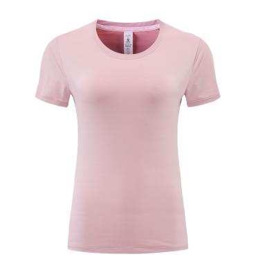 China Breathable popular plain women's training t-shirts, women's sports shirts, women's leisure t-shirts. for sale