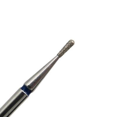 China Cuticle Treatment 1.2mm Pear Shape Hot Lucida Nail Bit Cuticle Clean Drill Bitten Nail Smooth Cuticle Area Diamond Nail Drill Bit for sale