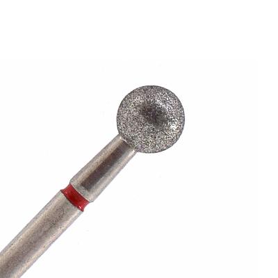 China Cuticle Treatment 5.0mm Ball Shape Excellent Heat Dissipation Nail Polish Tool OEM ODM Safety Nail Drill Bit Diamond Nail Bit F Squeak Hot Sales for sale