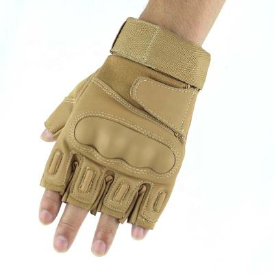 China Impact Resistant Army Half Finger Military Gloves for sale