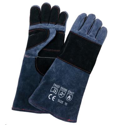 China Barbecue Heat Resistant Camping Heat Resistant Leather Gloves Whip Insulated for sale