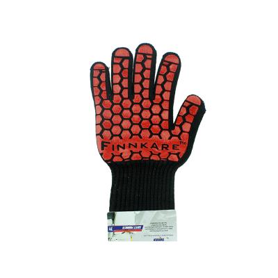 China Heat Resistant Heat Resistant Silicone Cooking Gloves Cotton Oven Gloves for sale