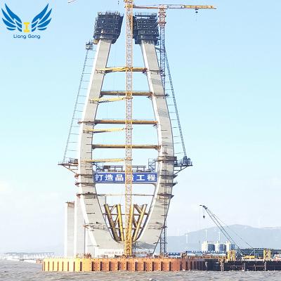 China LIANGGONG Q235 Modern Steel Hydraulic Automatic Climbing Formwork System For Bridge Pillar / Skyscraper for sale