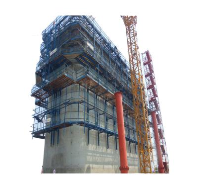 China Easily Assembled Hydraulic Self-Climbing Formwork System For Column / Shear Wall Construction for sale