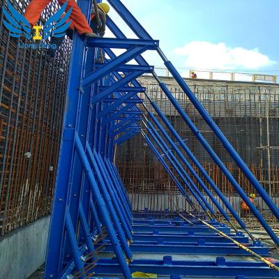 China No-By-Wall Tie Rod China Manufacturer Single-Side Bracket Retaining Wall Formwork For Dam /Subway/Basement for sale