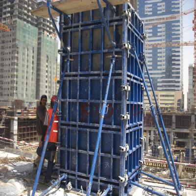 China Repeatedly Turnover China Manufacturer Steel Column Formwork System For House for sale